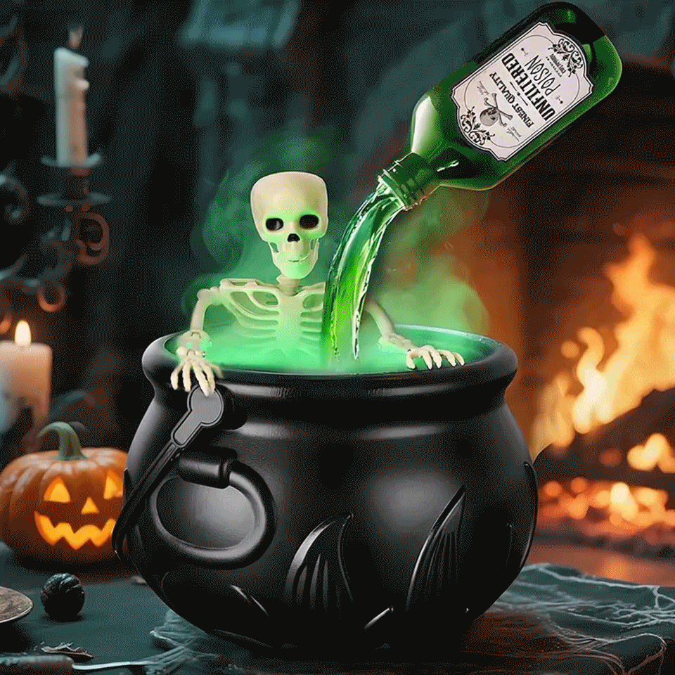 Halloween Floating Cauldron &amp; Fog Diffuser